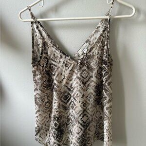 Allison Joy Snake Print Camisole
